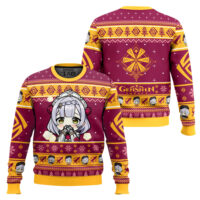 Hooktab Genshin Impact Noelle Ugly Christmas Sweater
