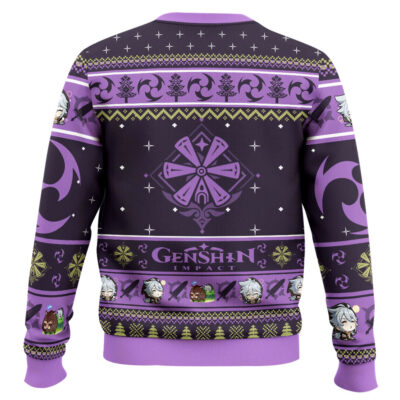 Hooktab Genshin Impact Razor Ugly Christmas Sweater