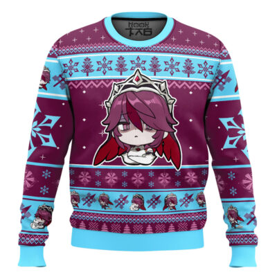 Genshin Impact Rosaria Ugly Christmas Sweater