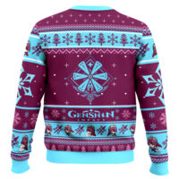 Hooktab Genshin Impact Rosaria Ugly Christmas Sweater