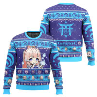 Hooktab Genshin Impact Sangonomiya Kokomi Ugly Christmas Sweater