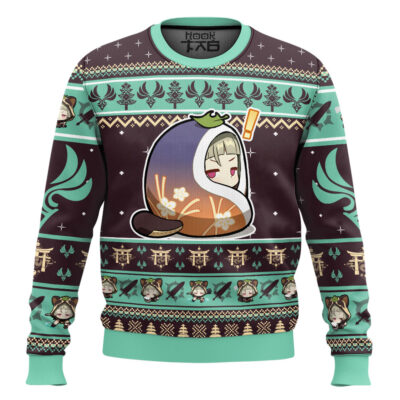 Genshin Impact Sayu Ugly Christmas Sweater