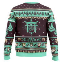 Hooktab Genshin Impact Sayu Ugly Christmas Sweater