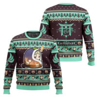 Hooktab Genshin Impact Sayu Ugly Christmas Sweater