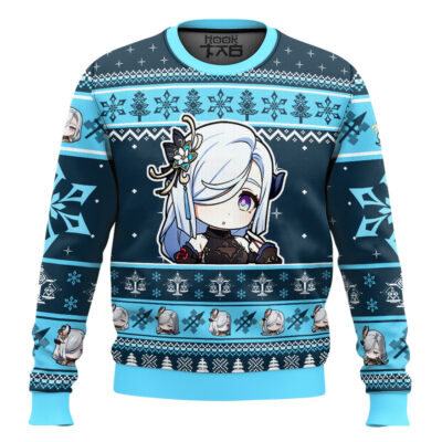 Genshin Impact Shenhe Ugly Christmas Sweater