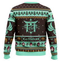 Hooktab Genshin Impact Shikanoin Heizou Ugly Christmas Sweater