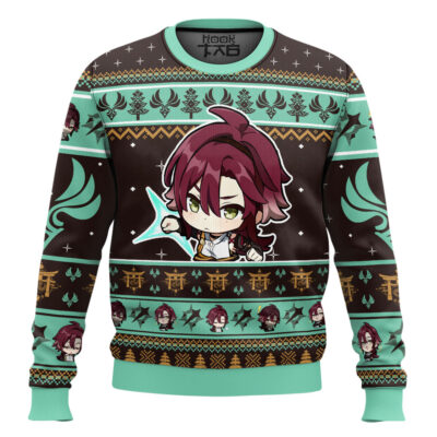 Genshin Impact Shikanoin Heizou Ugly Christmas Sweater