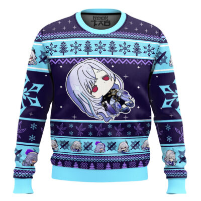 Genshin Impact Skirk Ugly Christmas Sweater