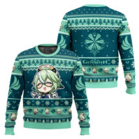 Hooktab Genshin Impact Sucrose Ugly Christmas Sweater