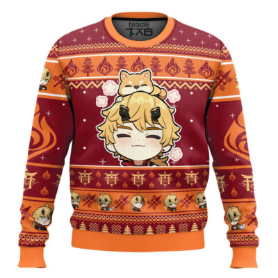 Genshin Impact Thoma Ugly Christmas Sweater