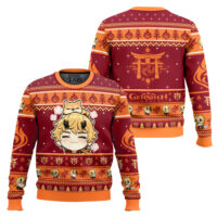 Hooktab Genshin Impact Thoma Ugly Christmas Sweater