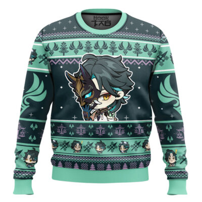 Genshin Impact Xiao Ugly Christmas Sweater