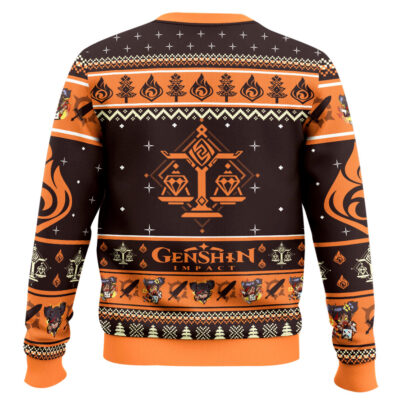 Hooktab Genshin Impact Xinyan Ugly Christmas Sweater