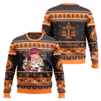 Hooktab Genshin Impact Yanfei Ugly Christmas Sweater