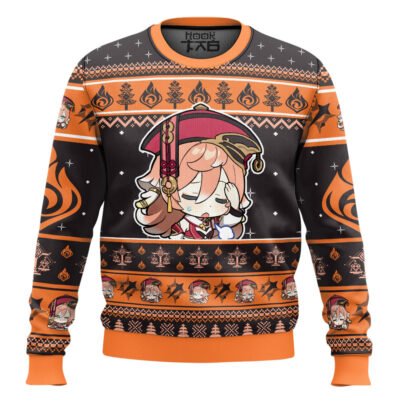 Genshin Impact Yanfei Ugly Christmas Sweater