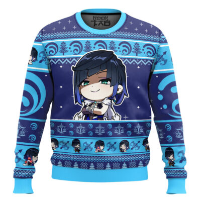 Genshin Impact Yelan Ugly Christmas Sweater