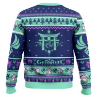 Hooktab Genshin Impact Yumemizuki Mizuki Ugly Christmas Sweater