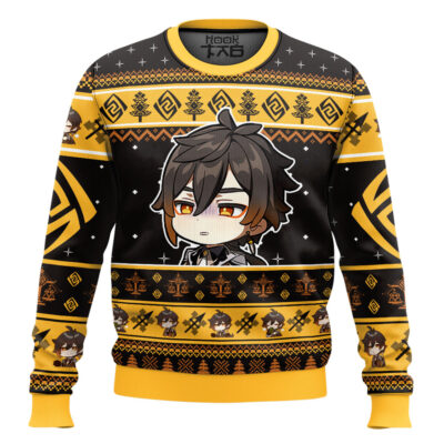 Genshin Impact Zhongli Ugly Christmas Sweater