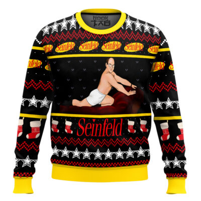George Costanza Seinfield Ugly Christmas Sweater