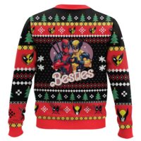 Hooktab Get In Loser We're Saving MCU Deadpool & Wolverine Ugly Christmas Sweater