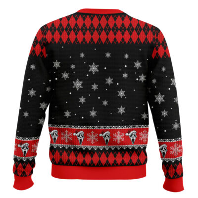 Hooktab Ghostface Favorite Christmas Movie Ugly Christmas Sweater
