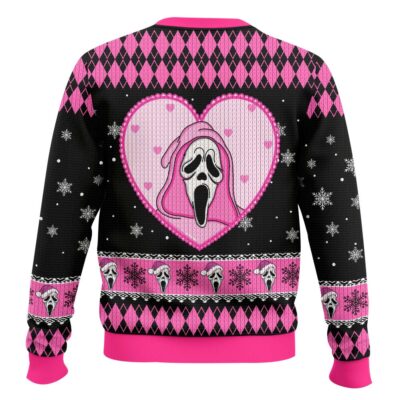 Hooktab Ghostface Happy Halloween Scream Ugly Christmas Sweater