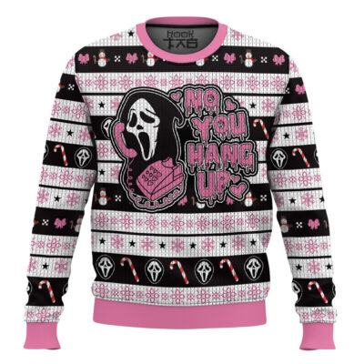 Ghostface No You Hang Up Ugly Christmas Sweater
