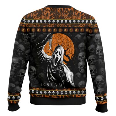 Hooktab Ghostface So Call Me Maybe Scream Ugly Christmas Sweater
