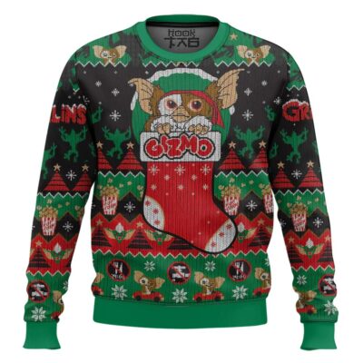 Gizmo Stocking Gift Gremlins Ugly Christmas Sweater
