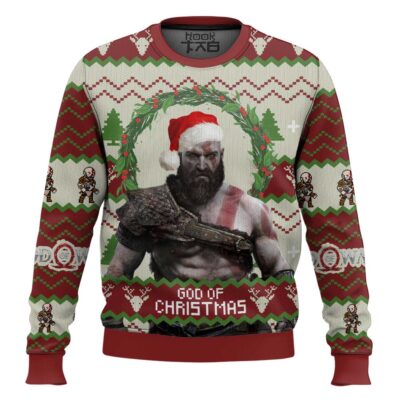God Of Christmas God Of War Ugly Christmas Sweater