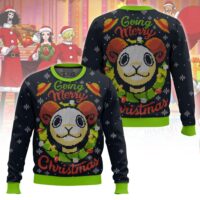 Hooktab Going Merry Christmas One Piece Ugly Christmas Sweater