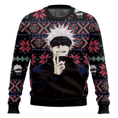 Gojo Satoru Limitless:Cursed Technique Jujutsu Kaisen Ugly Christmas Sweater