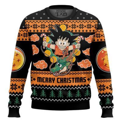 Goku Merry Christmas Dragon Ball Ugly Christmas Sweater