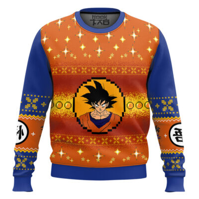 Goku Saiyan Dragon Ball Z Ugly Christmas Sweater