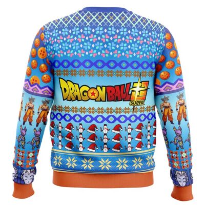 Hooktab Goku Ultra Instinct Christmas Dragon Ball Z Ugly Christmas Sweater