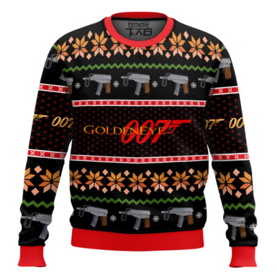 Golden Eye 007 Mission Impossible Ugly Christmas Sweater