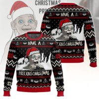 Hooktab Gollum Have A Precious Christmas The Lord Of The Ring Ugly Christmas Sweater