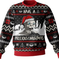 Hooktab Gollum Have A Precious Christmas The Lord Of The Ring Ugly Christmas Sweater