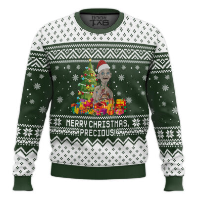 Gollum Merry Xmas The Lord Of The Rings Ugly Christmas Sweater
