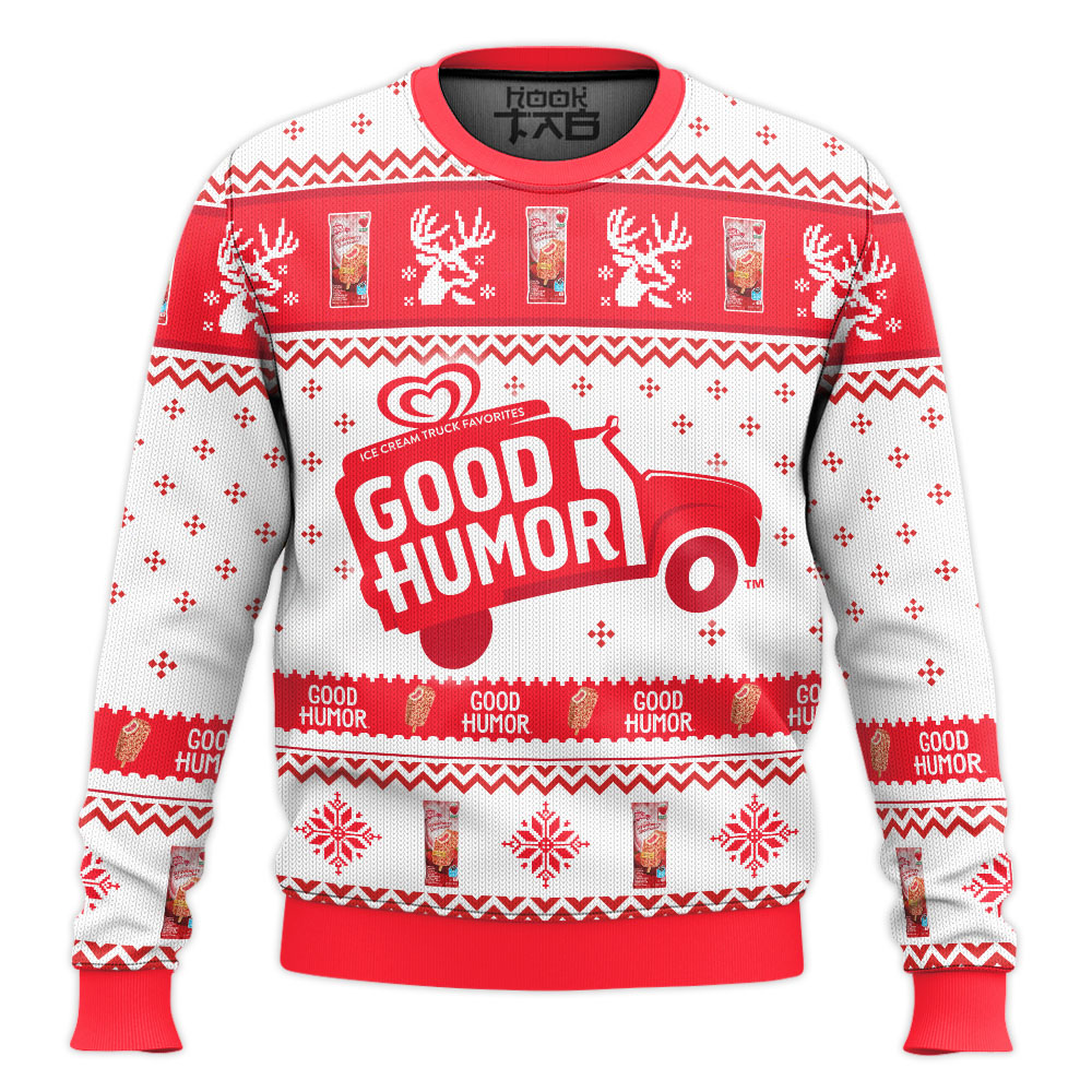 Hooktab Good Humor Ugly Christmas Sweater Hooktab Good Humor Ugly Christmas Sweater
