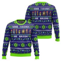Hooktab Good Tidings We Bring Chrono Trigger Ugly Christmas Sweater