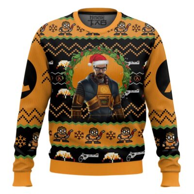 Gordon Freeman Half-life Ugly Christmas Sweater