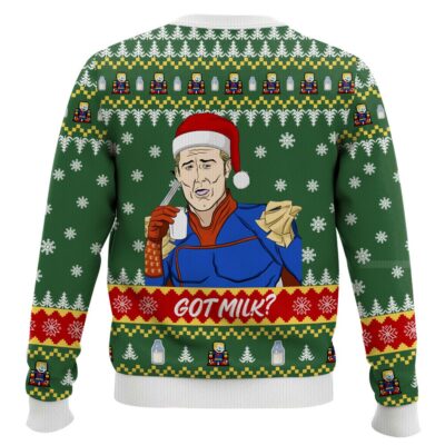 Hooktab Got Milk? The Boys Homelander Meme Ugly Christmas Sweater