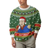 Hooktab Got Milk? The Boys Homelander Meme Ugly Christmas Sweater