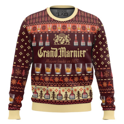 Grand Marnier Liqueur Ugly Christmas Sweater