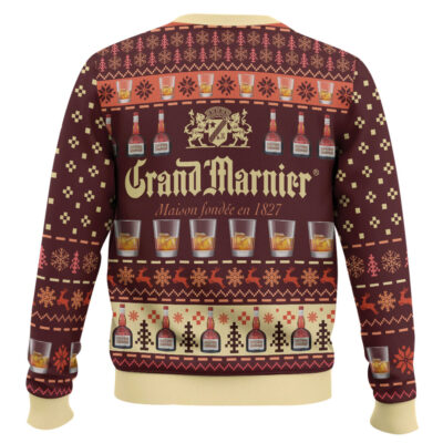 Hooktab Grand Marnier Liqueur Ugly Christmas Sweater