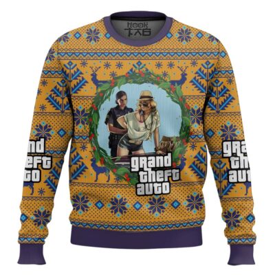 Grand Theft Auto GTA Ugly Christmas Sweater