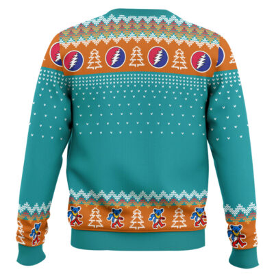 Hooktab Grateful Dead Bus Ugly Christmas Sweater