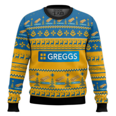 Greggs Bakery Ugly Christmas Sweater