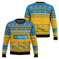 Hooktab Greggs Bakery Ugly Christmas Sweater